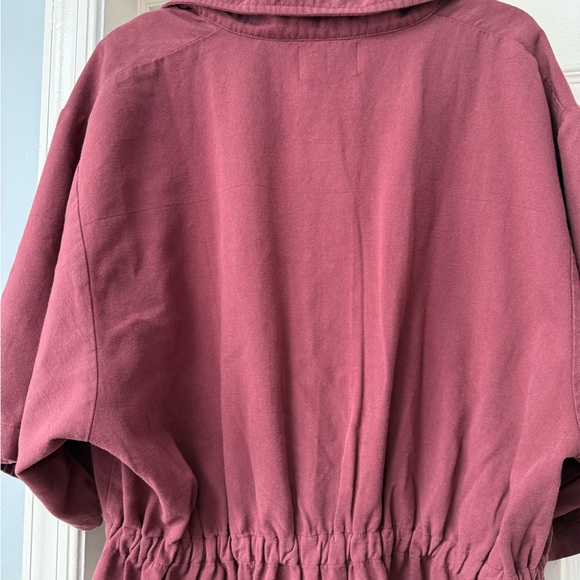 Noble Utility Zip-Up Dress in Bordeaux, 2X NWT - Picture 5 of 6